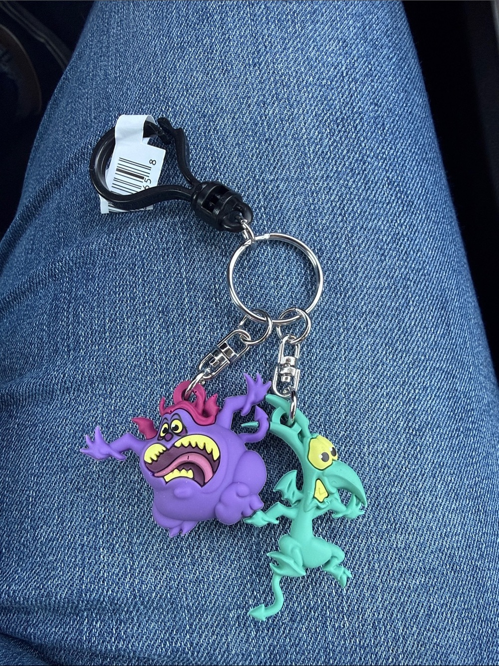 NWT Disney Pain & Panic keychain / bag clip